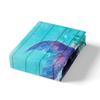 Cute Black Girl Mermaid Comforter Covet Full Size,African Blue Mermaid Princess Duvet Cover with 2 Pillowcases,3 Piece,Ocean Fish Coral Polyester Bedding Set for Boys Teens Bedroom Decor view 4