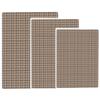 Shape28 Bathroom Set of 3 Mats Bathtub Shower 28x20 Inches Vanity 24x18 Inches Toilet 20x16 Inches Microfiber None Slip in Cappuccino Color Design 5C view 1