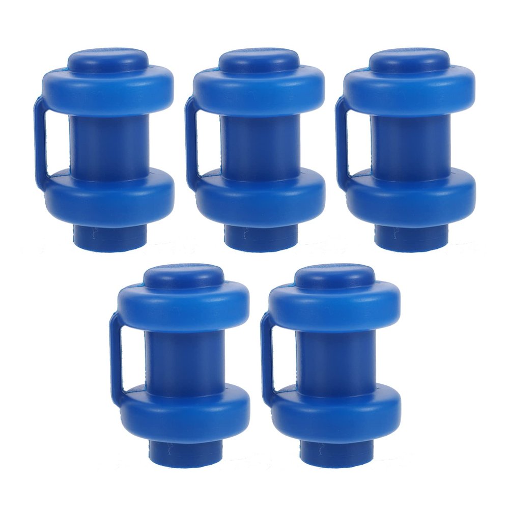 Trampoline Pole End Protector 5pcs Replaceable Tube Covers Sturdy Plastic Cap for Safety