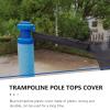 Trampoline Pole End Protector 5pcs Replaceable Tube Covers Sturdy Plastic Cap for Safety view 4