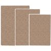 Shape28 Bathroom Set of 3 Mats Bathtub Shower 28x20 Inches Vanity 24x18 Inches Toilet 20x16 Inches Microfiber None Slip in Cappuccino Color Design 4T view 1