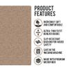 Shape28 Bathroom Set of 3 Mats Bathtub Shower 28x20 Inches Vanity 24x18 Inches Toilet 20x16 Inches Microfiber None Slip in Cappuccino Color Design 4T view 3
