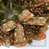 Harvest Pip Berries Autumn Handmade Deco Mesh Wreath. Available in 24 inch and 28 inch diameters view 3