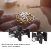 Restokki 2pcs/Set Plastic Watch Movement Holder, Extensible and Reversible Synthetic Movement Holder Door Watchmaker Movement view 4