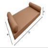 DBM IMPORTS *Cover ONLY*-Style 5 Outdoor Daybed Mattress Bolster Pillow Slipcovers Knife Edge Twin -AD104 view 2
