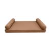 DBM IMPORTS *Cover ONLY*-Style 5 Outdoor Daybed Mattress Bolster Pillow Slipcovers Knife Edge Twin -AD104 view 3