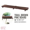 STZ 4000402 36 in. Shelf Trail Brown view 3