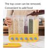 Canisters Set Wall Mounted Dispenser/Dispenser Save Space 6-Grid Storage Containers for Kitchen and Home (Color : Blue) view 3