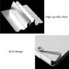 Anti Splatter Shield 8 Plates Folding Outdoor Stove Windscreen, Aluminum Camping Stove Windshield with Carrying Bag, Lightweight Burner Windshield Guard Oil Splatter Screen view 3