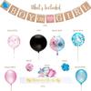 Party Land 63 PCS Gender Reveal Party Pack with 36 Inch Gender Reveal Balloon & Pink and Blue Confetti view 2