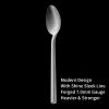 Alata Cube 20-Piece Forged Silverware Set Stainless Steel Flatware Set,Service for 4,Matte Satin Polished Cutlery Set,Dishwasher Safe view 2
