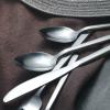 Alata Cube 20-Piece Forged Silverware Set Stainless Steel Flatware Set,Service for 4,Matte Satin Polished Cutlery Set,Dishwasher Safe view 3