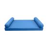 *Cover ONLY*-Style 5 Outdoor Daybed Mattress Bolster Pillow Slipcovers Knife Edge Twin -AD102 view 2