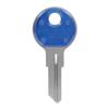 Hillman 5969662 Colorplus Traditional Key House & Office Blank Single Sided Universal Key - Blue & Silver Pack of 5 view 1