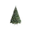 YKHB Xmas Tree Snow Flocked Christmas Tree, Dense Household Artificial Christmas Tree with Metal Base 1.2m / 3.9f (Color : Green) view 1