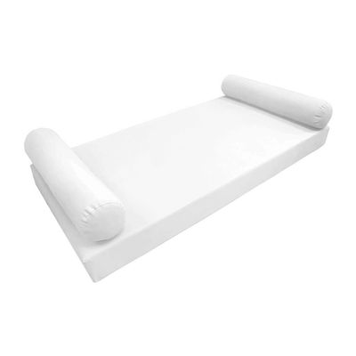 DBM IMPORTS *Cover ONLY*-Style 5 Outdoor Daybed Mattress Bolster Pillow Slipcovers Knife Edge Twin -AD106
