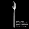 Alata Cube 20-Piece Forged Stainless Steel Flatware Set Cutlery Set,Silverware Set Service for 4,Mirror Finish,Dishwasher Safe view 2