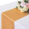 12 Pack Satin Table Runner, 12108 Inch for Party Wedding, Birthday, BanquetsGraduation Engagements, Christmas, Decoration(Gold) view 1