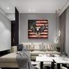 American Flag Canvas Wall Art - Military Decor, Army Home Decor, Eagles Wall Decor for Bedroom & Living Room (28''H x 40''W) view 4
