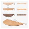 Creative Round End Wall Mounted Shelving,Multifunctional Wood Floating Shelves,Floating Wall Shelves,Display Storage Rack Bookshelves for Bedroom Office Kitchen Living Room view 4