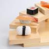 AIZYR 7 Steps Shape Sushi Bridge Boat Serving Tray, Wooden Sushi Sashimi Plates Platter Japanese Style Sushi Tableware Decoration Ornament view 2