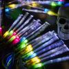 Lewtemi 60 Pack Glow Sticks Bulk Fiber Optic Wand Light Up Wands LED with 3 Flashing Models Included Batteries for Wedding Birthday 2026 Graduation 4th of July Party Favors Supplies(Novel Colors) view 4