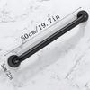 Haltegriffe fr Senioren,Haltegriff Rutschfest fr Bad Badezimmer,WC Dusche Wannengriff,Weltraum-Aluminium-Haltegriff, Duschsicherheitsgriff,Toilettensitz-Haltegriffe,Schwarz ( Size : 19.7in ) view 2