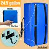 Heavy Duty Blue Moving Bags with Strong Zipper Handles Backpack Straps view 2