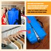 Heavy Duty Blue Moving Bags with Strong Zipper Handles Backpack Straps view 3