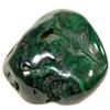 3.3" 510g Polished Green Malachite Freefrom Botryoidal Natural Gemstone Crystal Mineral Specimen - Congo + One Polished Clear Quartz Cabochon view 1