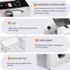 Simoe Commercial Deep Fryer with 2 * 6L Baskets, 13.4QT Electric Deep Fryers, Countertop Stainless Steel Fryer with Removable Tanks, Temperature Controller and Lids for Home, Restaurant, Kitchen view 3