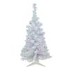 3' Pre-lit Rockport White Pine Artificial Christmas Tree Purple Lights view 1