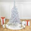 3' Pre-lit Rockport White Pine Artificial Christmas Tree Purple Lights view 2