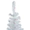 3' Pre-lit Rockport White Pine Artificial Christmas Tree Purple Lights view 4