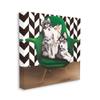Stupell Industries Hipster Dogs Green Mod Chair Modern Room Interior view 2