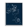 Stupell Industries Astronaut in Outer Space Over Earth Line Drawing view 1