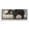 Stupell Industries Exhausted Papa Bear Sleeping Business Tie Modern Couch view 1
