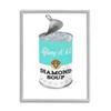 Stupell Industries Blue Pop Fashion Condensed Soup Glam Open Lid view 1