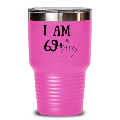 70th Birthday Gifts For Women Tumbler 70th Decorations Happy 70th Birthday Turning 70 Inappropriate Rude Middle Finger Gesture 70th Birthday Funny 70t