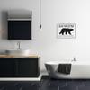 Stupell Industries Bathroom Bare Bottoms Welcome Here Funny Rustic Bear view 2
