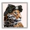 Stupell Industries Fashion Leopard Chic Animal Black Bow Glam view 1