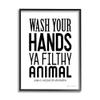 Stupell Industries Wash Your Hands Ya Filthy Animal Funny Bathroom view 1