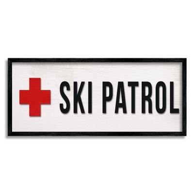 Ski Patrol Red Cross Symbol Winter Mountain Sports