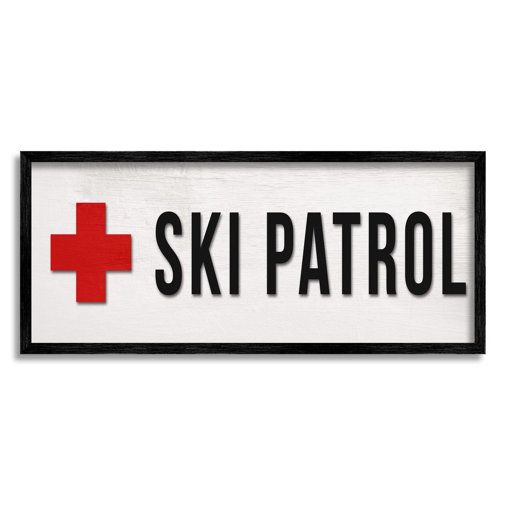 Ski Patrol Red Cross Symbol Winter Mountain Sports