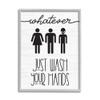 Stupell Industries Whatever Just Wash Your Hands Outer Space Alien view 1