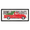 Stupell Industries Home for Holidays Phrase Vintage Red Truck Christmas view 1