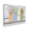 Stupell Industries Autumn Wildflower Bouquets Traditional Farm Jars Country Florals view 2