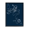 Stupell Industries Astronaut in Outer Space Over Earth Line Drawing view 1