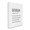Stupell Industries Bathroom Family Definition Funny Escape Chaos of Children view 2