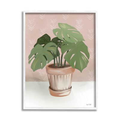 Stupell Industries Traditional Country Floral Tabletop Still Life Plant Cloche, Designed by Cindy Jacobs Black Framed Wall Art, 24 x 24, Off- White